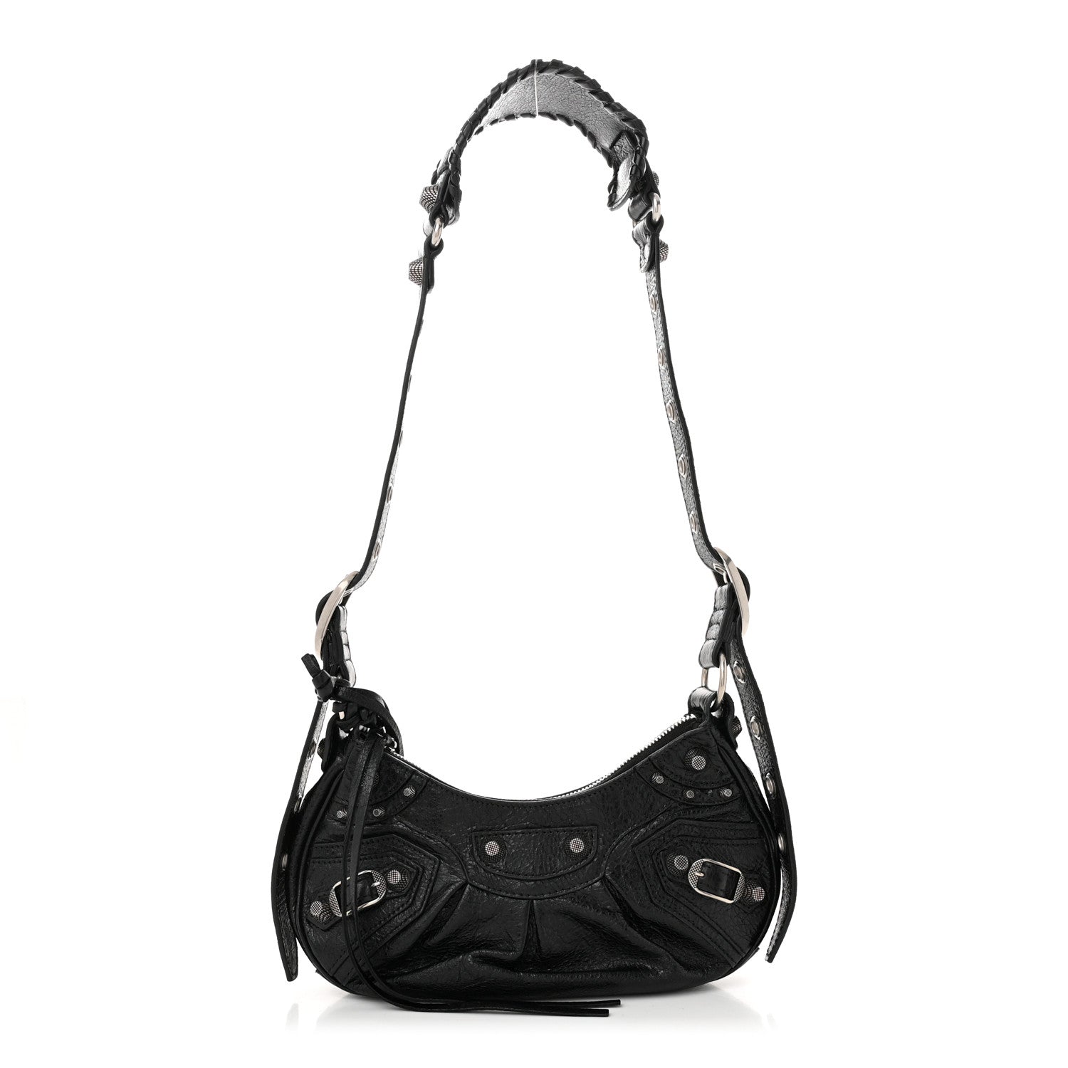 Balenciaga Agneau Arena Le Cagole Shoulder Bag XS Black 1 of 10