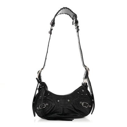 Balenciaga Agneau Arena Le Cagole Shoulder Bag XS Black 1 of 10
