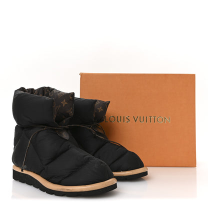 Louis Vuitton Nylon Monogram Pillow Comfort Ankle Boot 37.5 Black 11 of 11