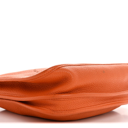 Hermes Taurillon Clemence Evelyne III PM Orange 9 of 12