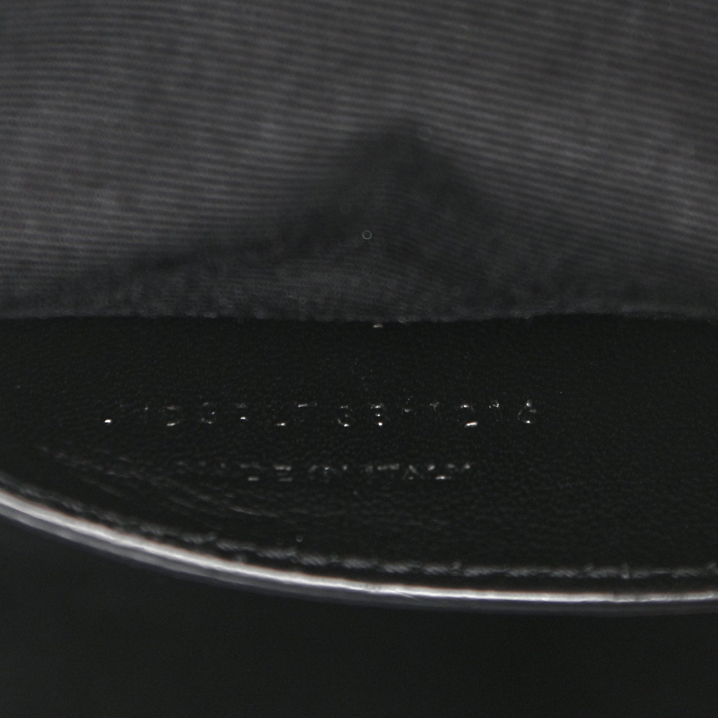Sheepskin Matelasse Chevron Monogram Large College Satchel Dark Anthracite