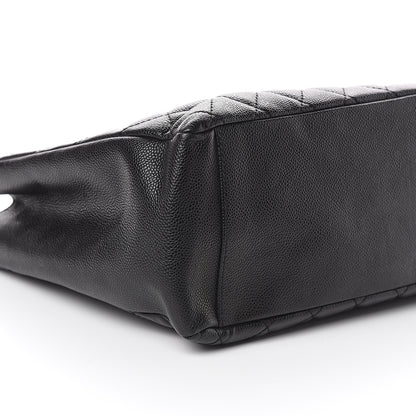 Chanel Caviar Quilted Grand Shopping Tote GST Black 8 of 9