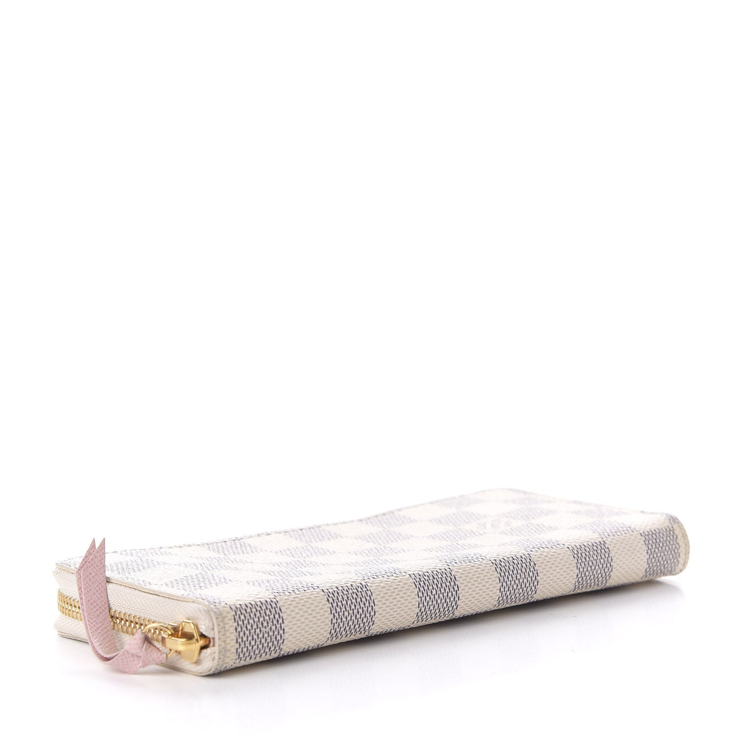 Damier Azur Clemence Wallet Rose Ballerine