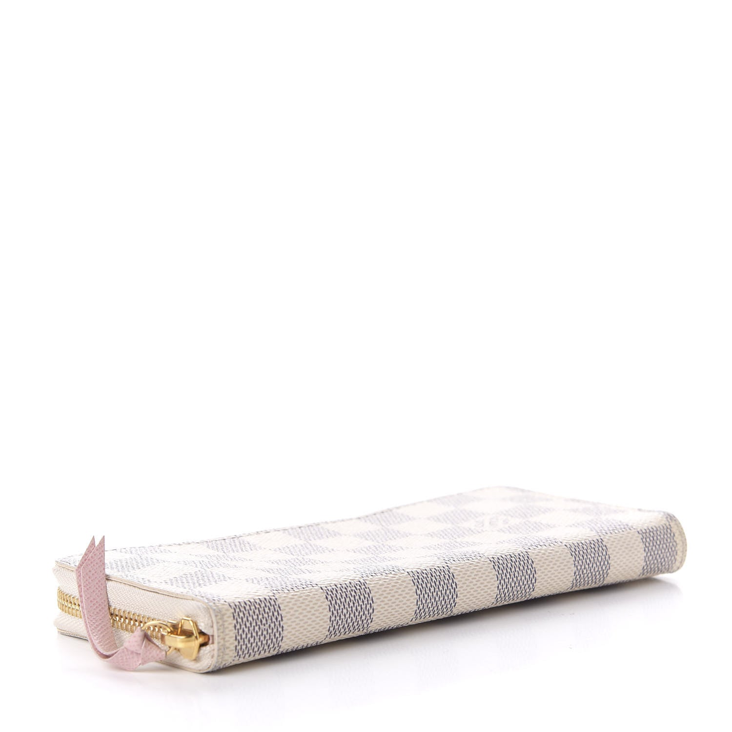 Louis Vuitton Damier Azur Clemence Wallet Rose Ballerine 4 of 7