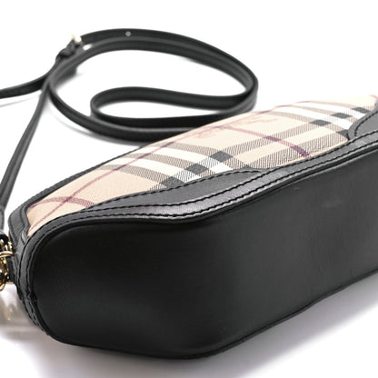 Burberry Haymarket Check Mini Orchard Crossbody Chocolate 9 of 10