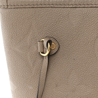 Louis Vuitton Empreinte Monogram Giant Neverfull MM Tourterelle 15 of 16