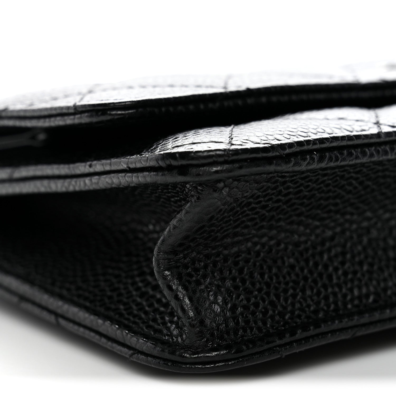 Chanel Caviar Quilted Wallet on Chain WOC Black 11 of 13