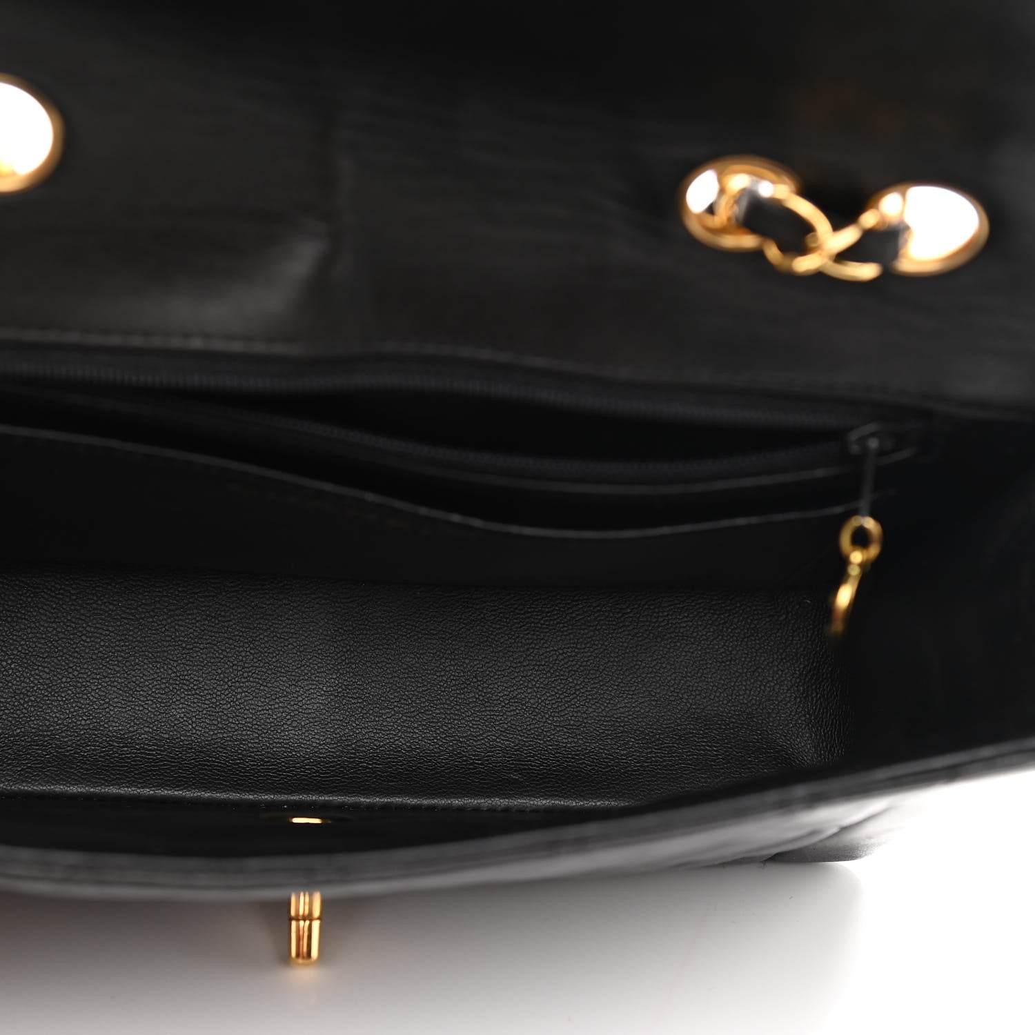 Chanel Lambskin Quilted Small Single Flap Black 6 of 9