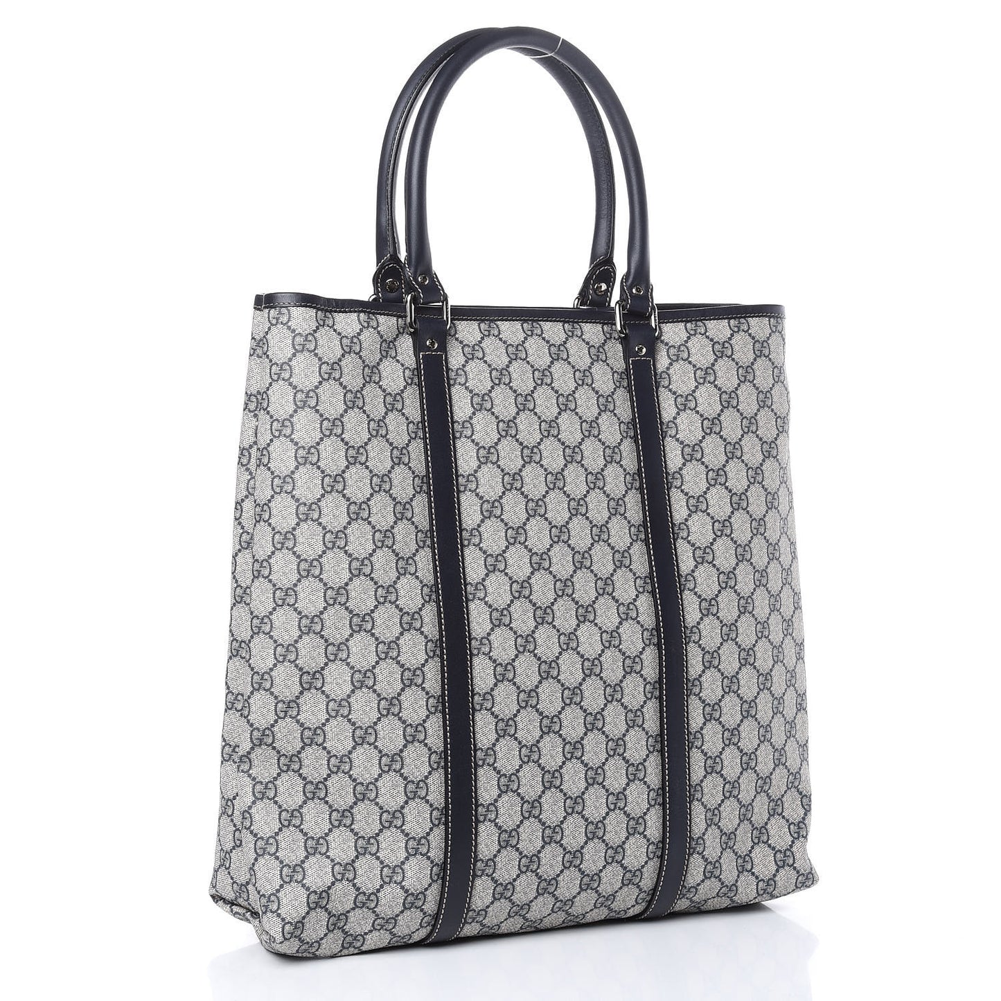 GG Plus Monogram Joy Vertical Tote Navy