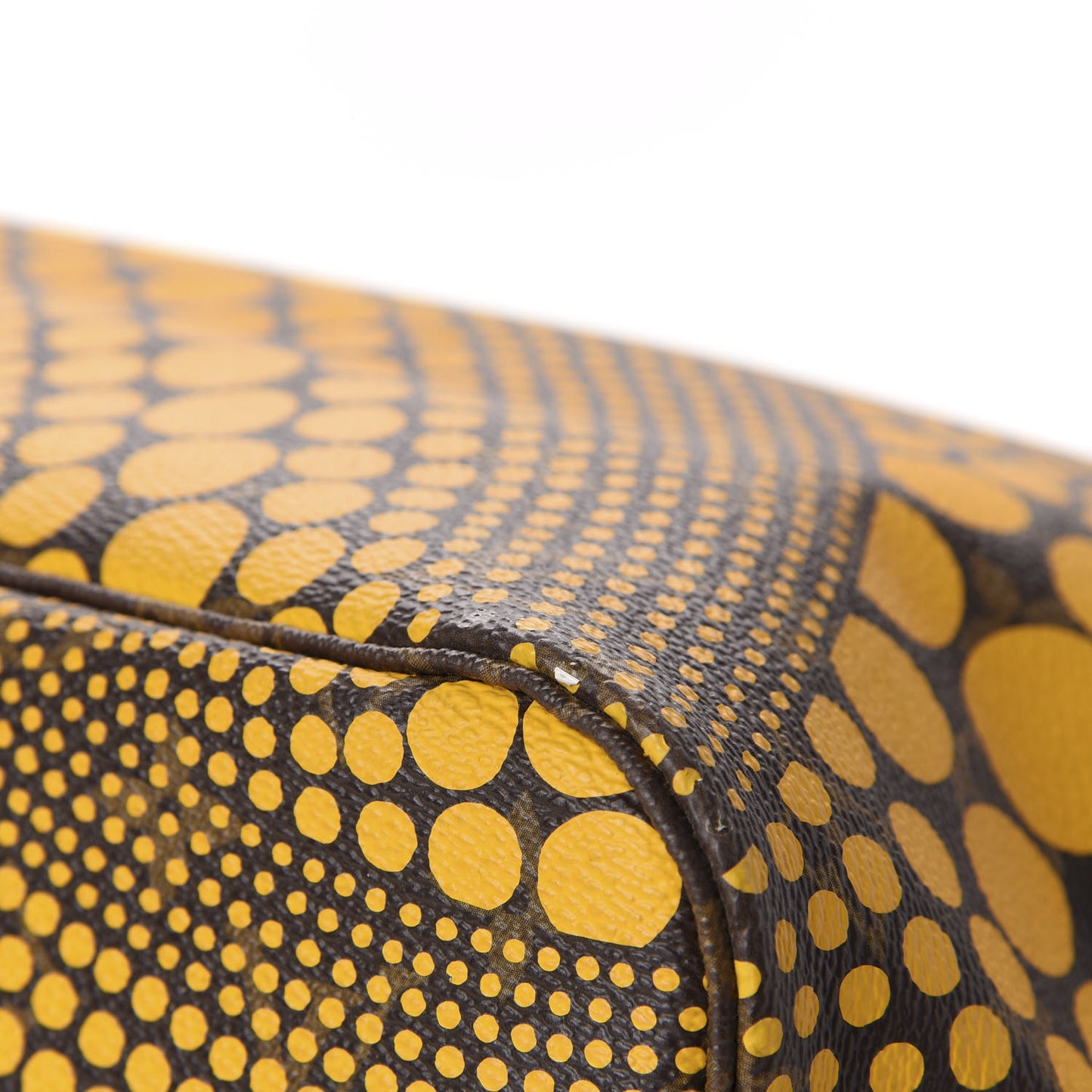 Monogram Kusama Waves Neverfull MM Yellow