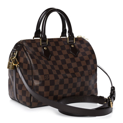 Louis Vuitton Damier Ebene Speedy Bandouliere 25 3 of 12