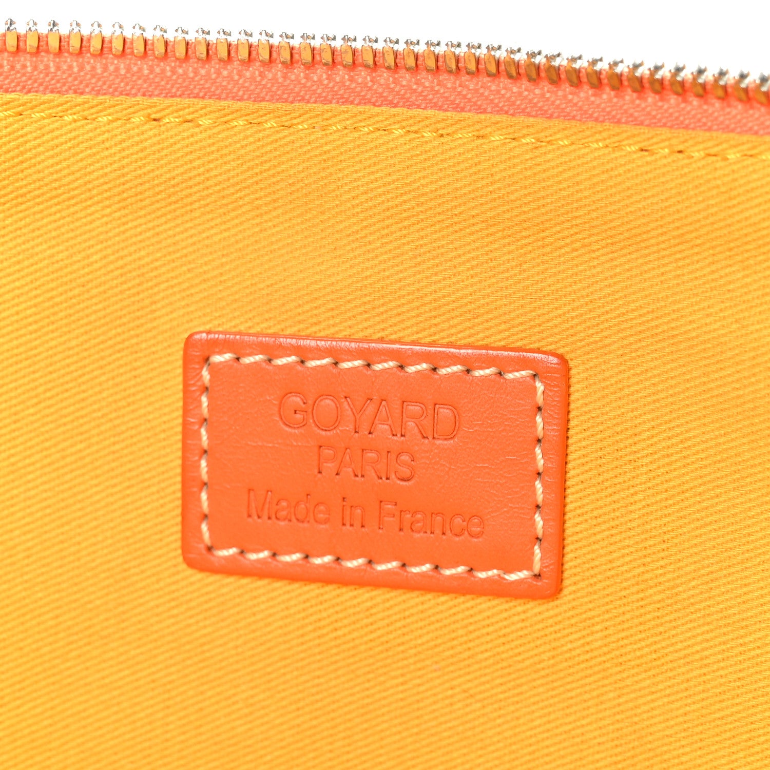 Goyard Goyardine Senat Pochette GM Orange 6 of 6