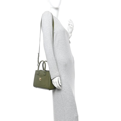 Chanel Grained Calfskin Mini Neo Executive Shopper Tote Khaki 2 of 15
