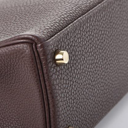 Hermes Togo Kelly Retourne 25 Chocolate 14 of 39