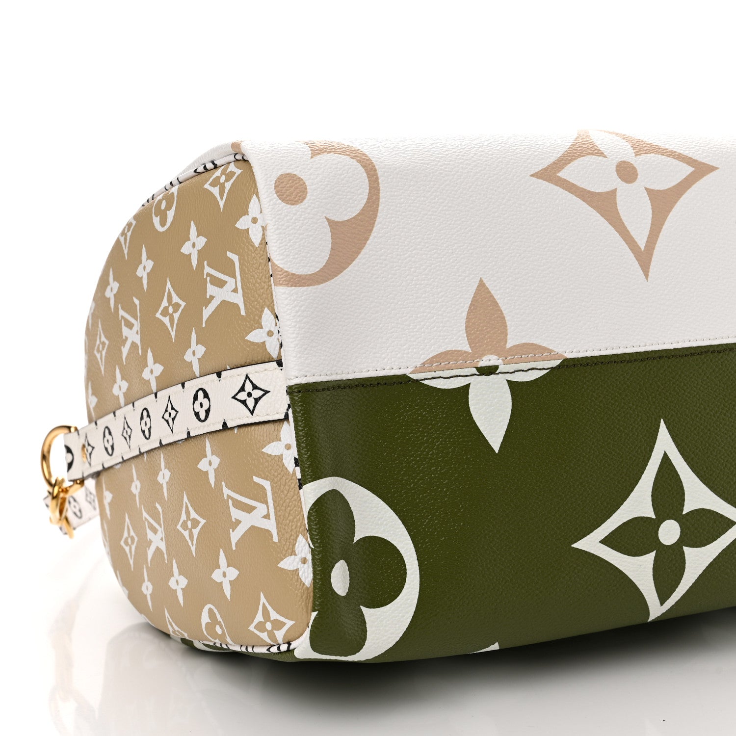 Louis Vuitton Monogram Giant Speedy Bandouliere 30 Kaki Beige 8 of 9