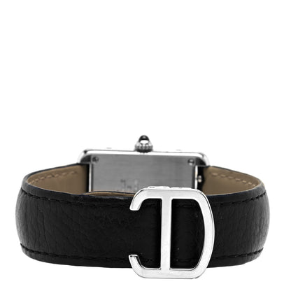 Cartier Stainless Steel Calfskin 24mm Tank Solo Quartz Watch 3 of 5