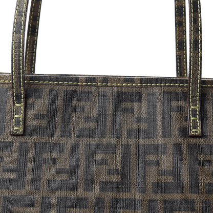 Fendi Zucca Spalmati Medium Roll Tote Tobacco Green 10 of 10