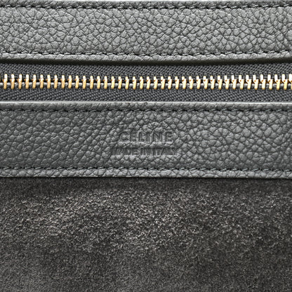 Celine Soft Grained Calfskin Belt Cabas Phantom Medium Grey 7 of 12