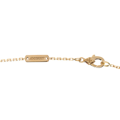 Van Cleef & Arpels 18K Yellow Gold Black Onyx Vintage Alhambra Pendant Necklace 3 of 5