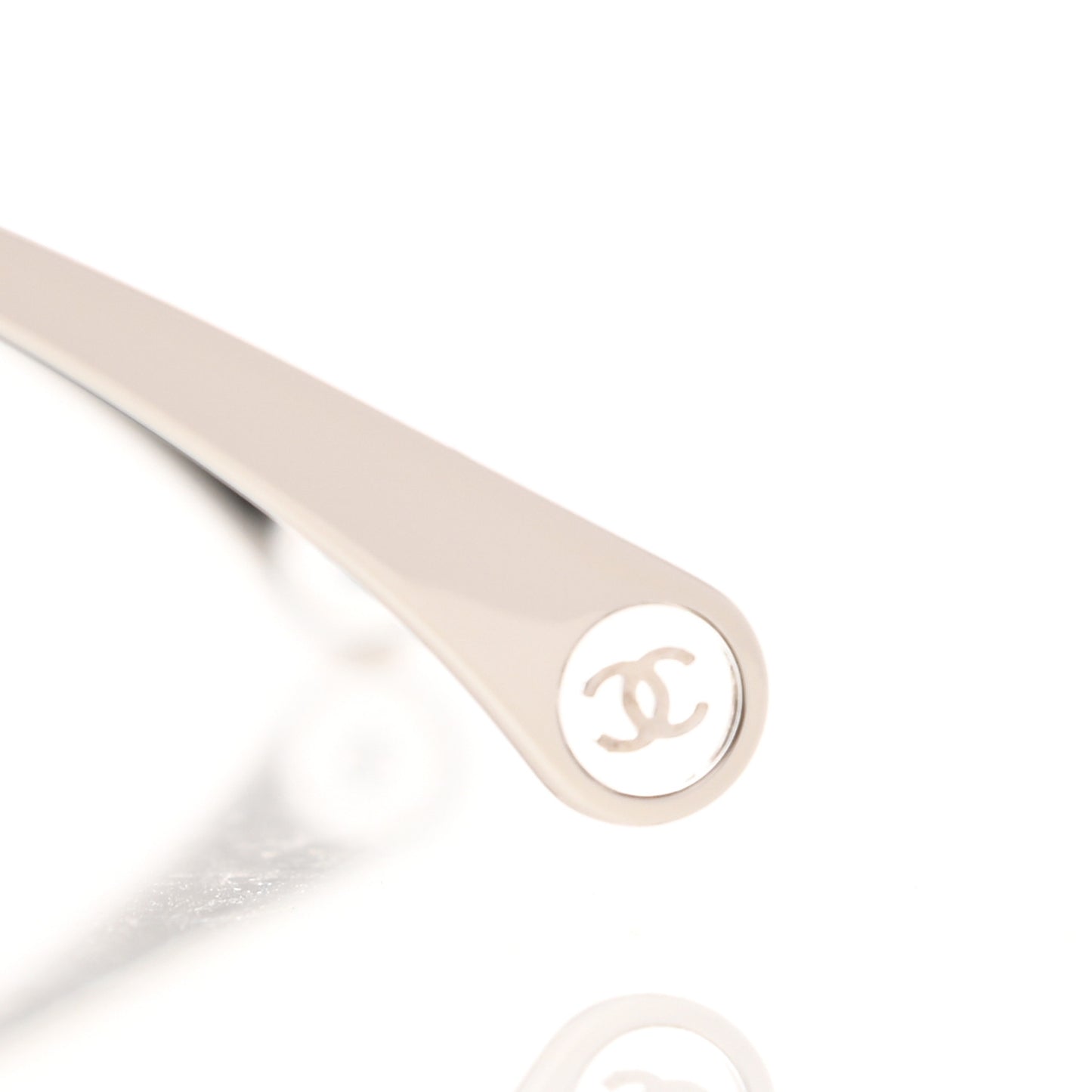 Metal Butterfly Removable Pearl Chain Sunglasses 4262 Pink