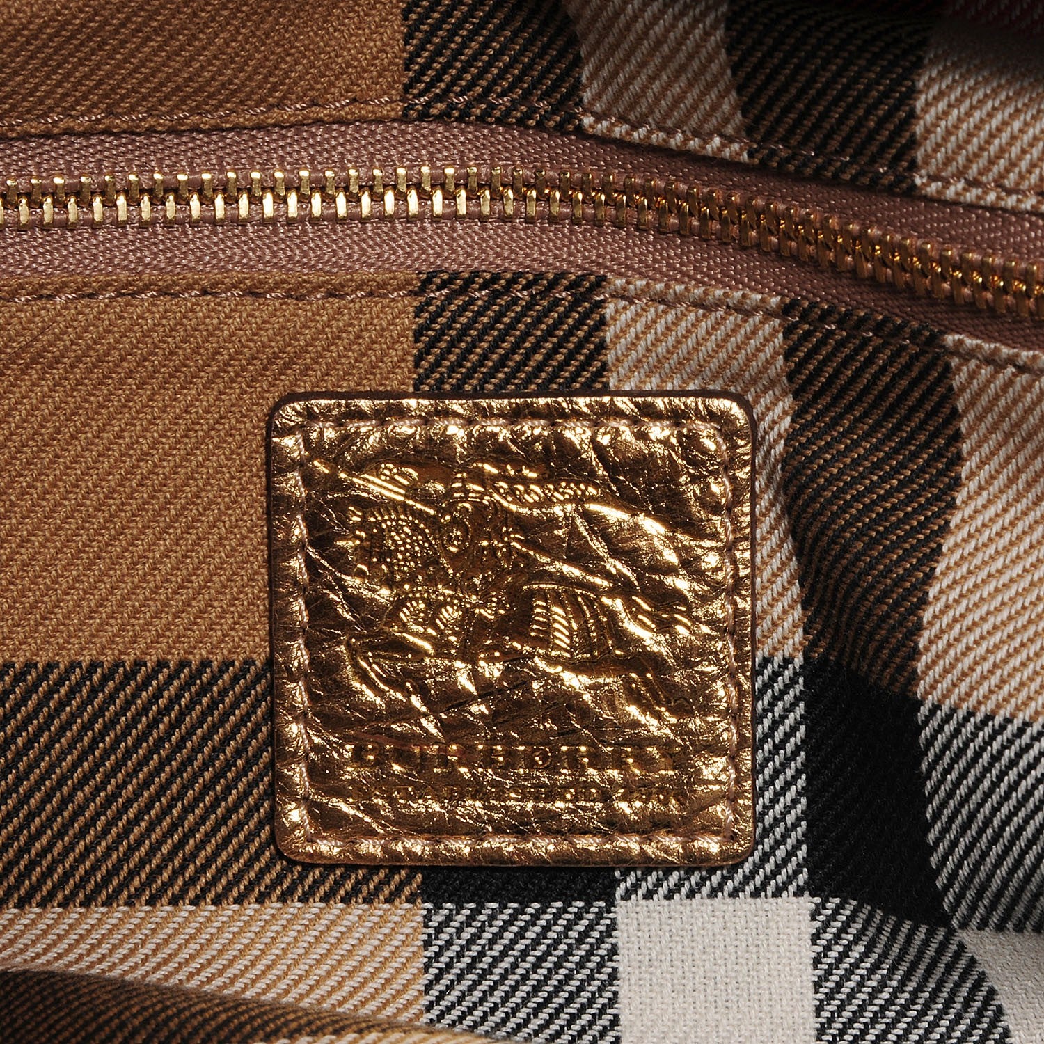 Burberry Leather Ashbury Gold 5 of 8