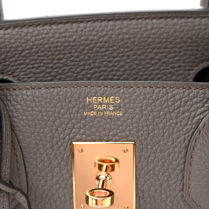 Hermes Togo Birkin 30 Etain 6 of 16
