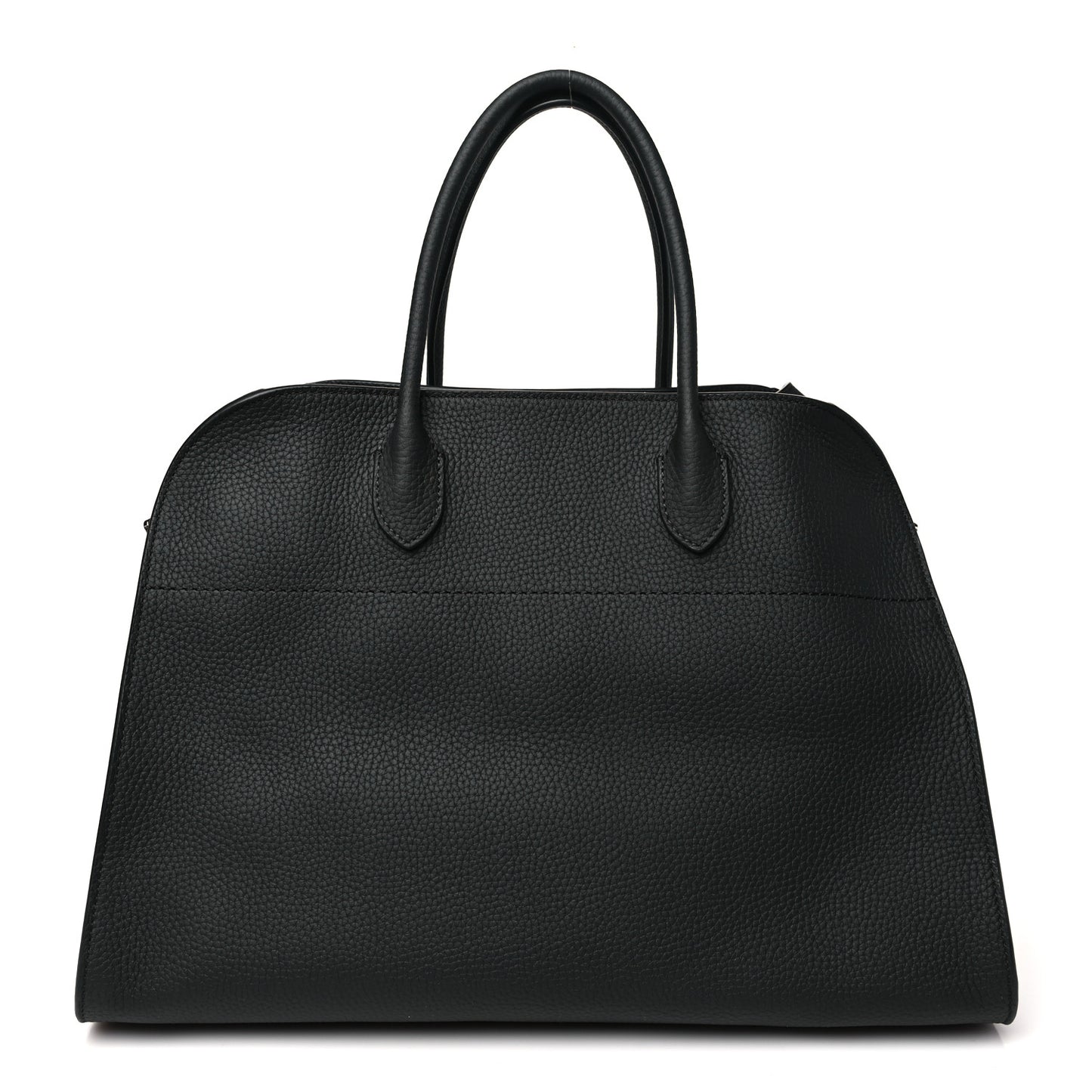 Matte Grained Calfskin Soft Margaux 15 Black