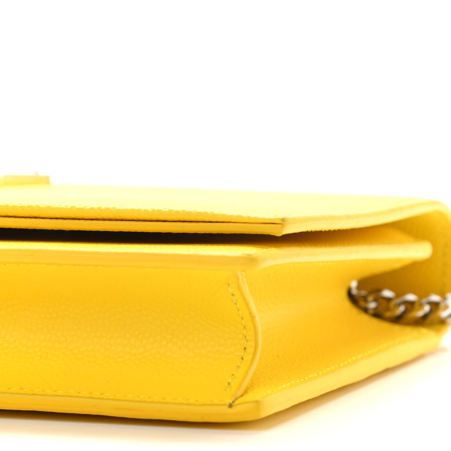 Grain De Poudre Classic Monogram Kate Tassel Chain Wallet Mimosa