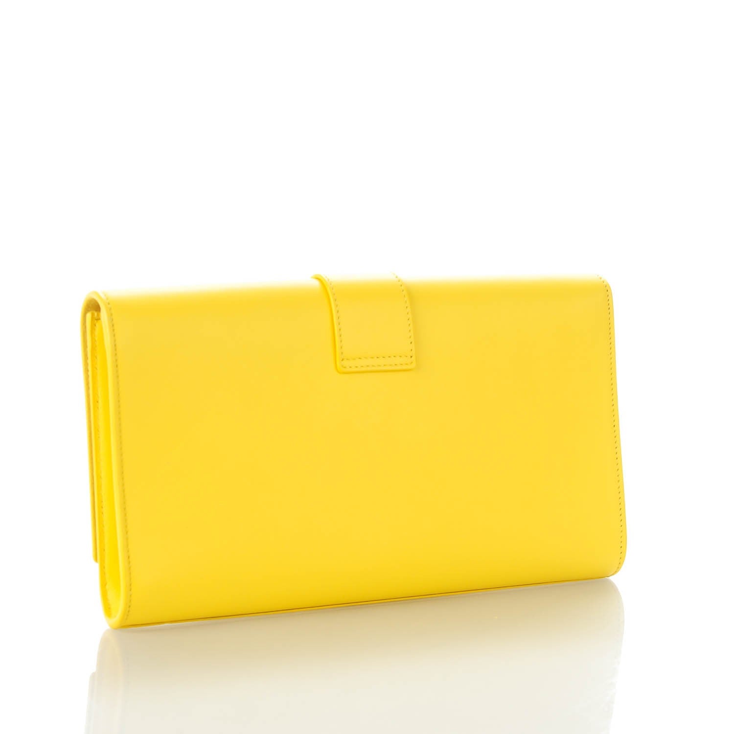 Saint Laurent Calfskin Classic Y Clutch Soleil 3 of 7