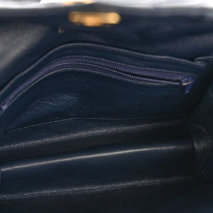 Chanel Lambskin Diamond Stitch Envelope Single Flap Black 5 of 12