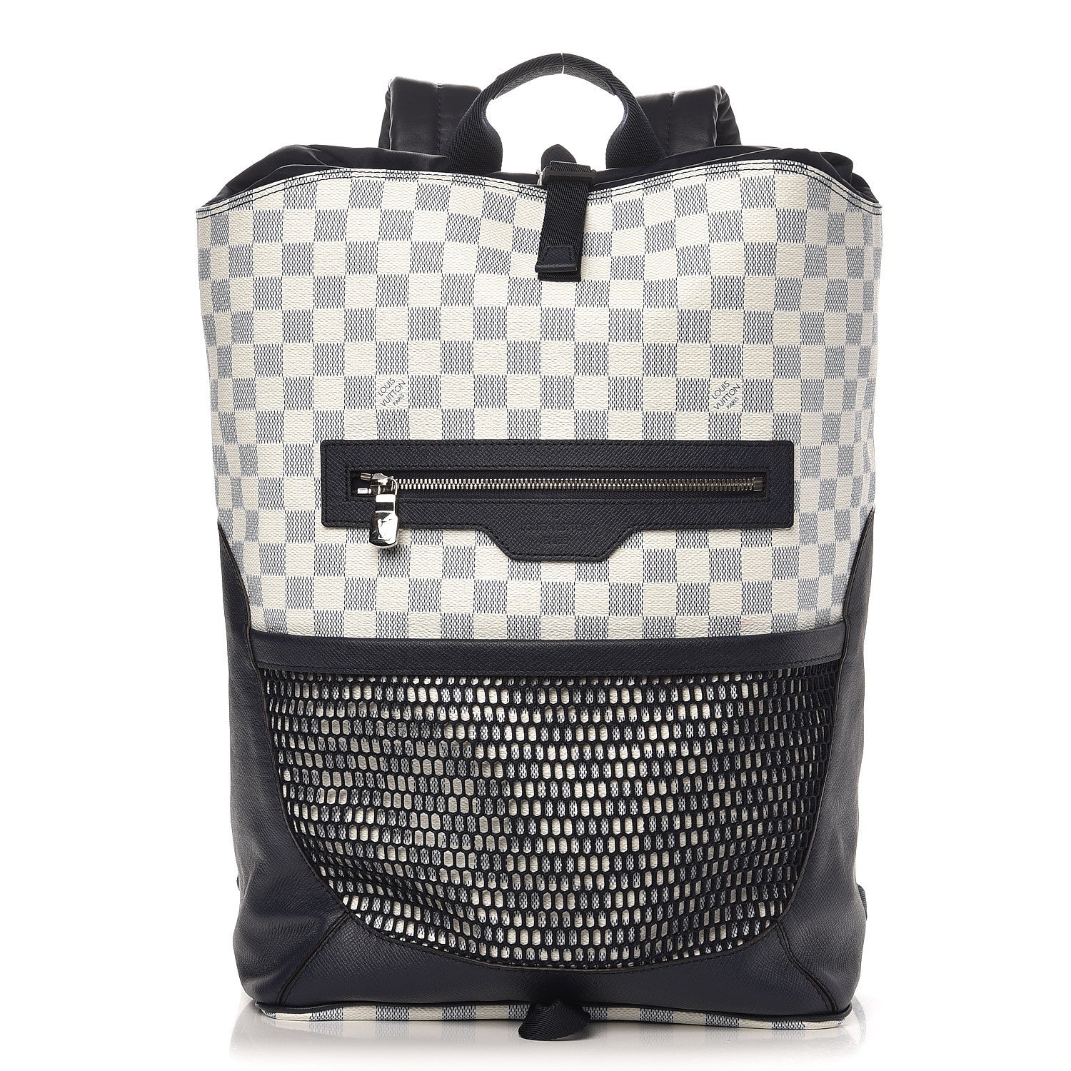 Louis Vuitton Damier Coastline Azur Matchpoint Backpack Black 1 of 6