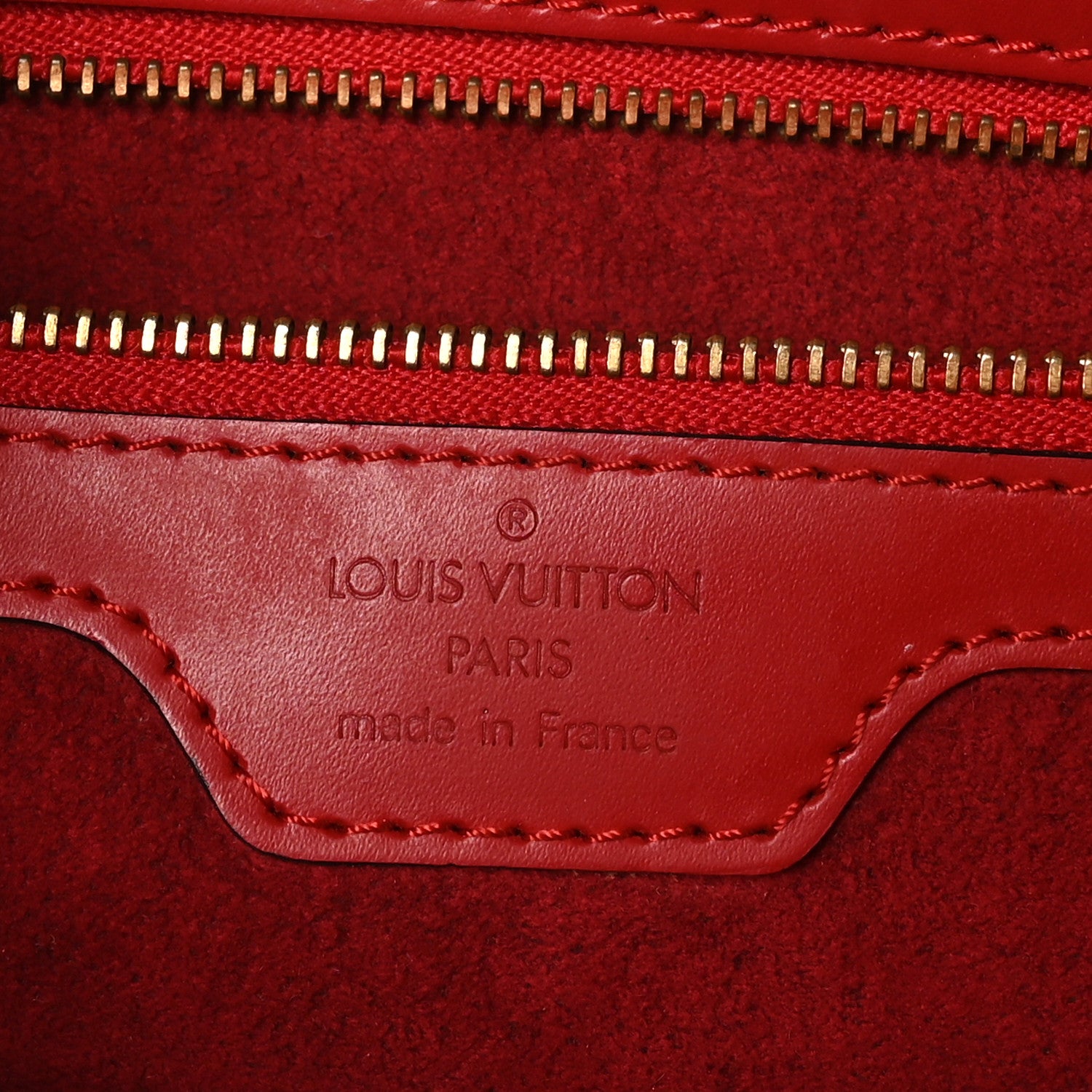 Louis Vuitton Epi Lussac Castillan Red 6 of 10