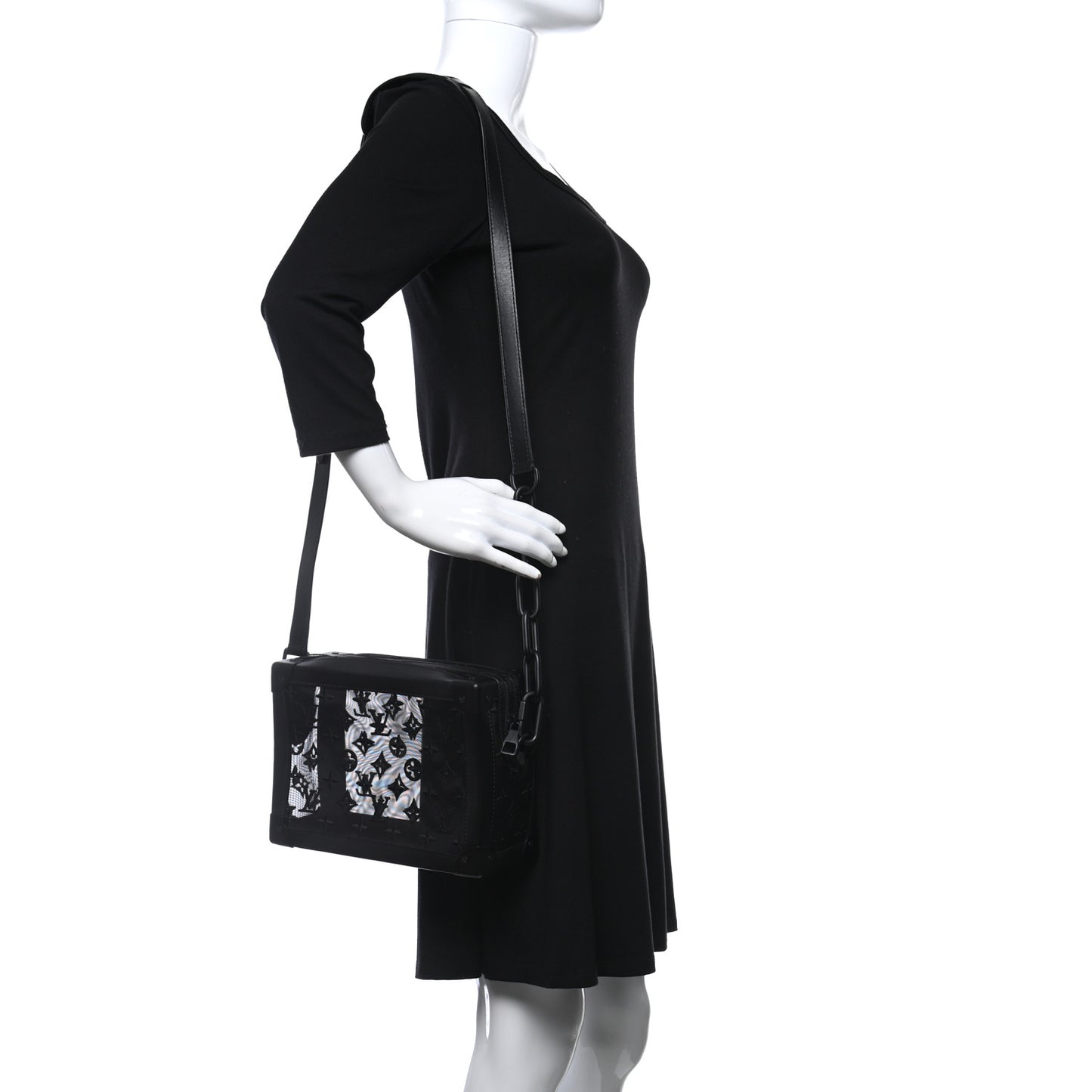 Monogram See Through Soft Trunk Black