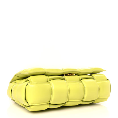 Bottega Veneta Lambskin Maxi Intreccio Padded Chain Cassette Crossbody Bag Kiwi 4 of 9