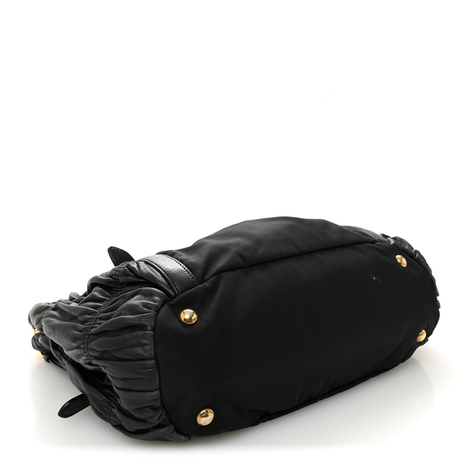 Prada Tessuto Nylon Gaufre Shopping Satchel Black 4 of 10