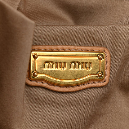 Miu Miu Nappa Matelasse Tote Cammeo 5 of 13