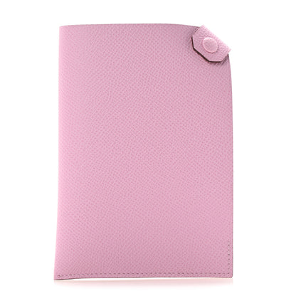 Hermes Epsom Tarmac PM Passport Holder Mauve Sylvestre 1 of 7