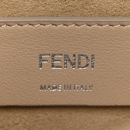 Fendi Vitello Liberty Pearl Scalloped Small Kan I Shoulder Bag Nebula Blu Scuro 7 of 18