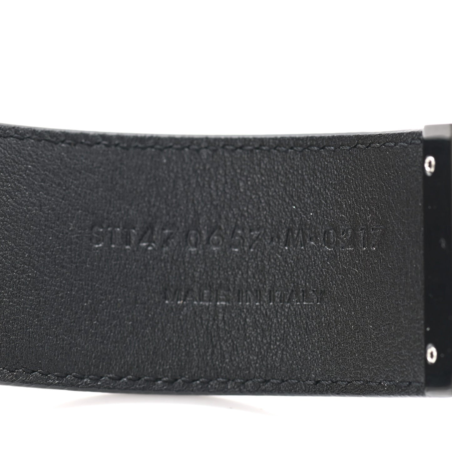 Calfskin Monogram Bracelet Black