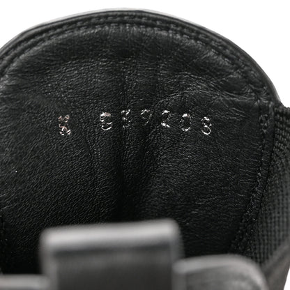 Chanel Calfskin Patent Cap Toe Ankle Boots 36 Black 8 of 13