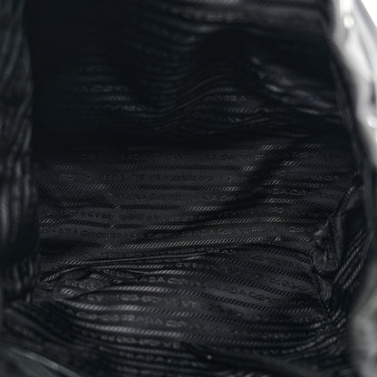 Prada Nylon New Vela Studded Backpack Black Fuoco 5 of 10