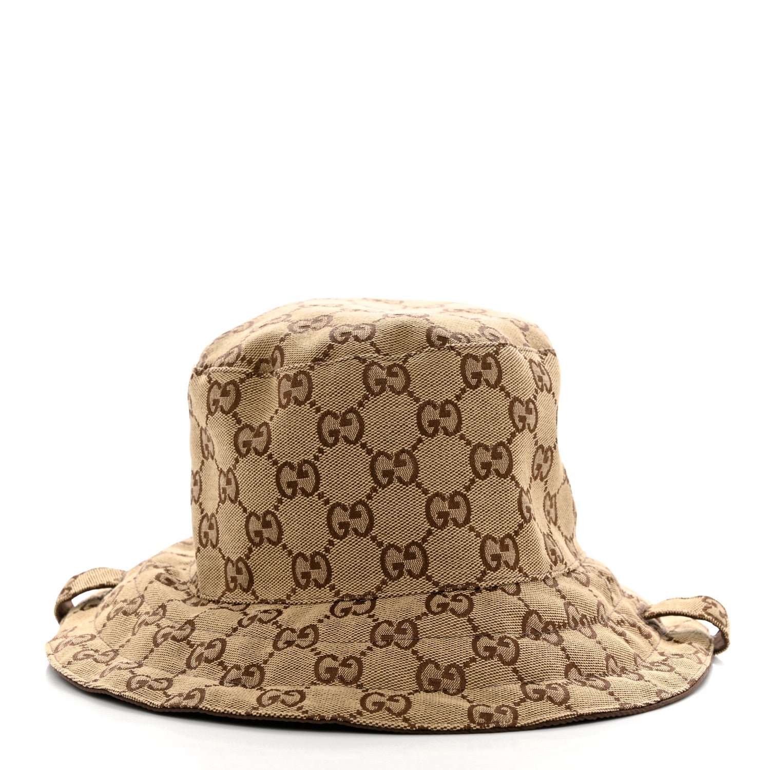 Gucci Canvas Monogram Reversible Bucket Hat M Brown 4 of 13