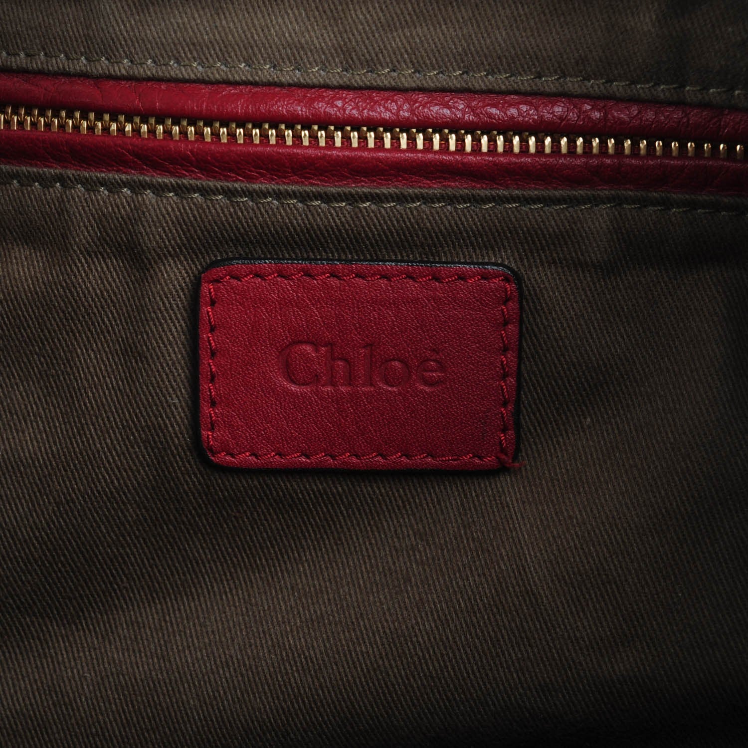 Chloe Calfskin Large Marcie Hobo Garnet 6 of 7