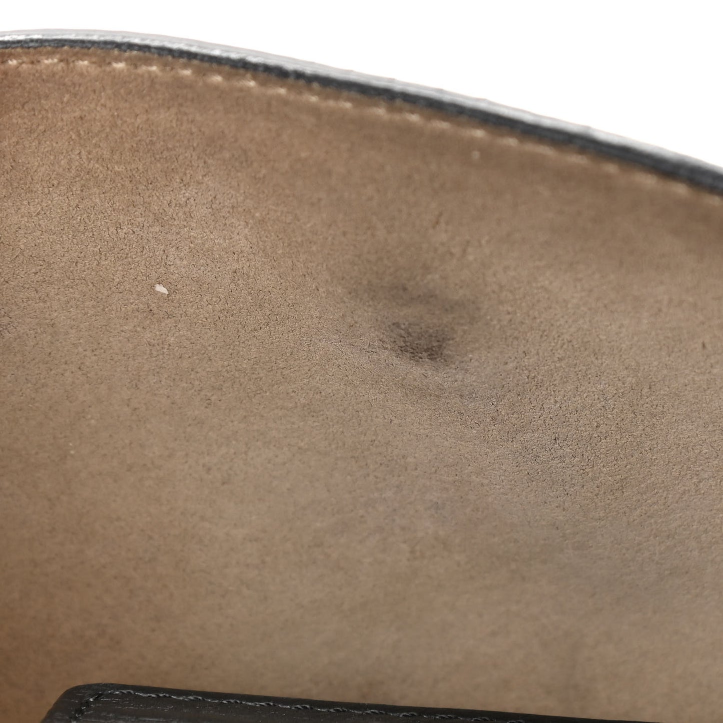 Suede Calfskin Mini Faye Shoulder Bag Black