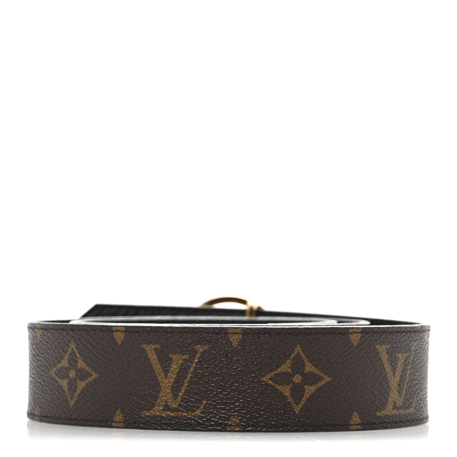 Louis Vuitton Monogram Epi 35mm LV Circle Reversible Belt 80 32 Black 2 of 6