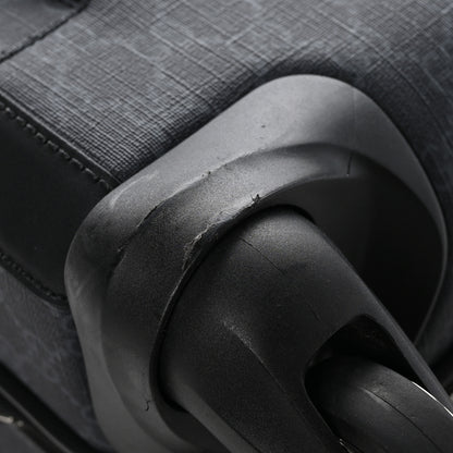 Gucci GG Supreme Monogram Gran Turismo Suitcase Black Grey 9 of 10
