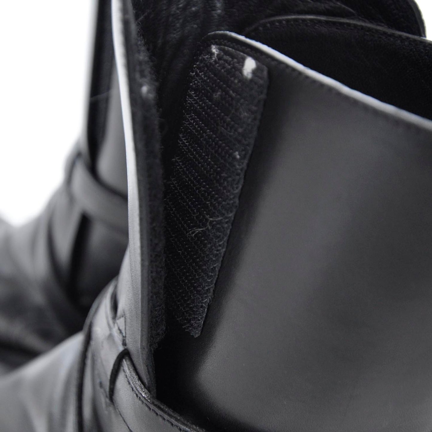 Leather Boots 38 Black