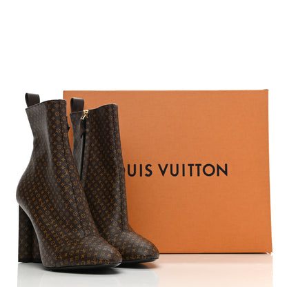 Louis Vuitton Nano Monogram Silhouette Ankle Boots 38.5 9 of 9