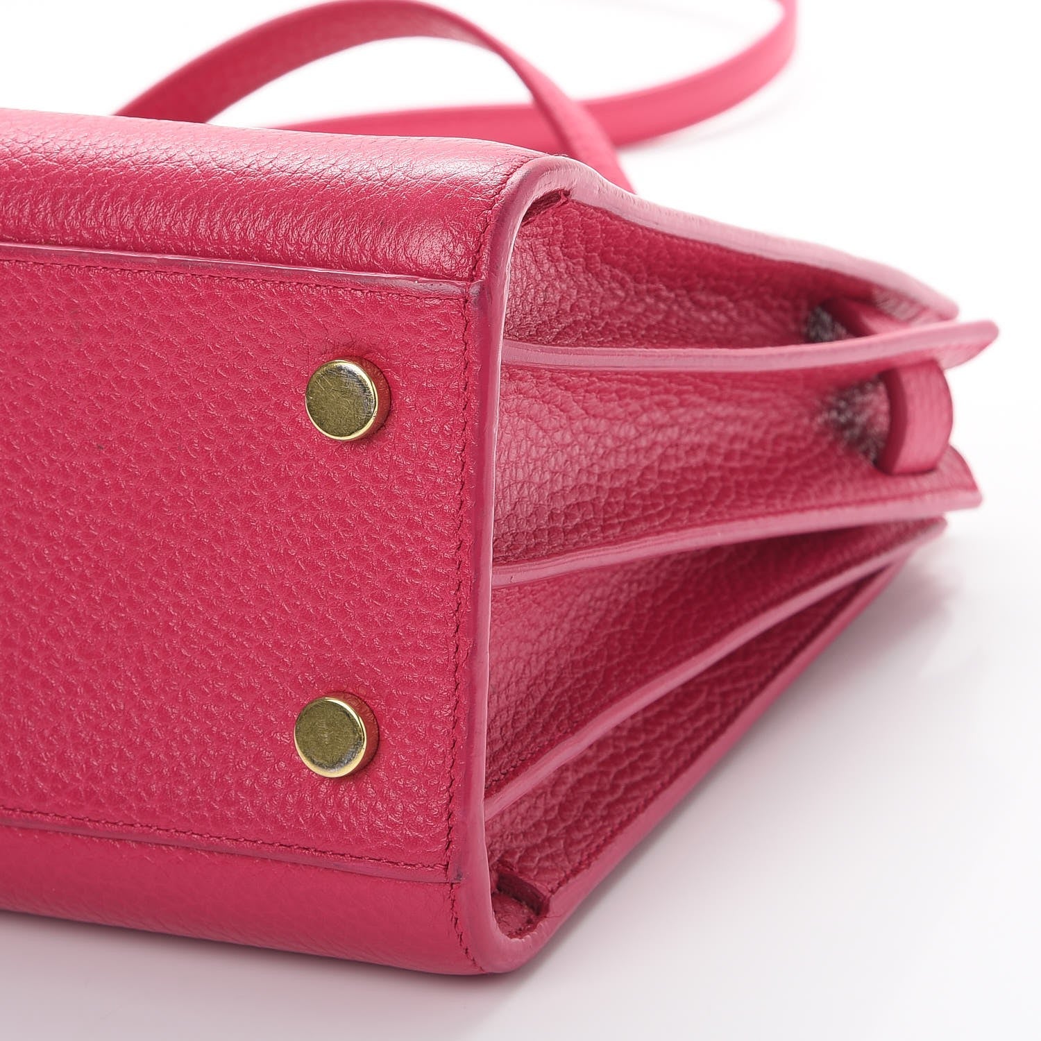 Saint Laurent Calfskin Baby Sac De Jour Fuchsia 12 of 12