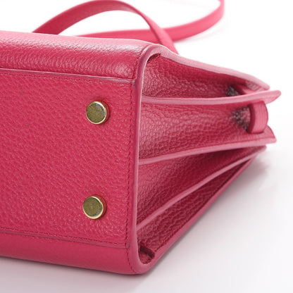Saint Laurent Calfskin Baby Sac De Jour Fuchsia 12 of 12